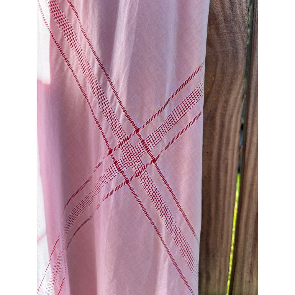 Banana Republic Silk-Lined Ballet Pink Sheer Maxi Dress - Picture 3 of 6